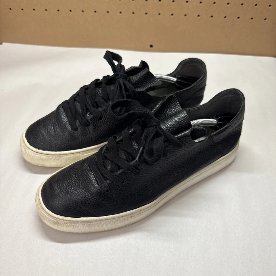 Sam Edelman Womens Size 10 M Poppy Black  Leather Spring Sneaker - Image 3 of 4
