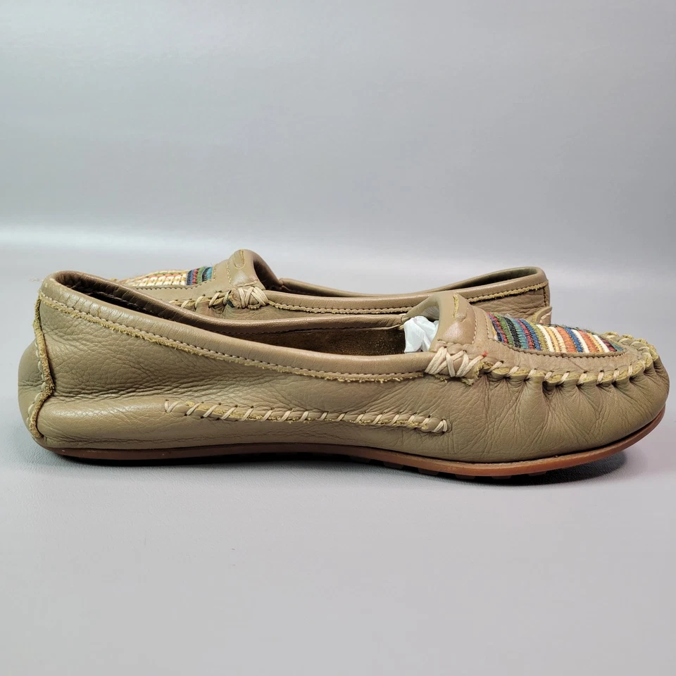 Vintage Robert Wayne Mens 6.5 Driving Moccasin Slip-On Loafers Leather Inca - Image 3 of 4