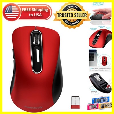 Sleek 2.4G Wireless Mouse with Touch Scroll - Perfect for Laptops & PCs