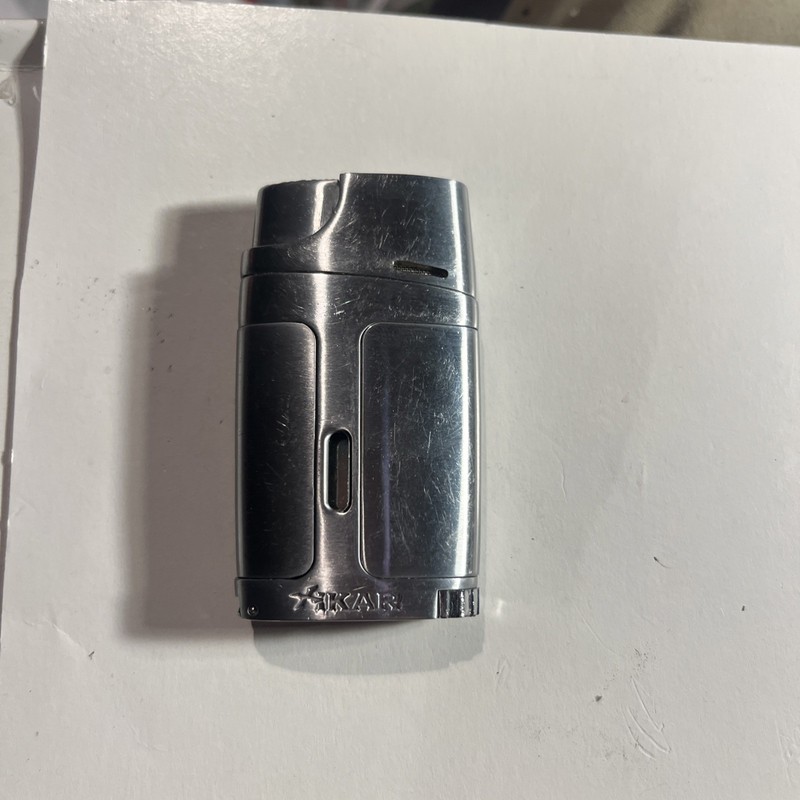 Xikar ELX Double Jet Flame Lighter, 9mm Cigar Punch, Gunmetal Lifetime Warranty