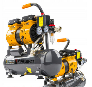 CM105 Ölfreier Kompressor 6L 8 bar leise Druckluftkompressor 150 l/min 230V