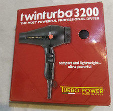 Turbo Power Twin Turbo 3200 Powerful Professional Hair Dryer - Black