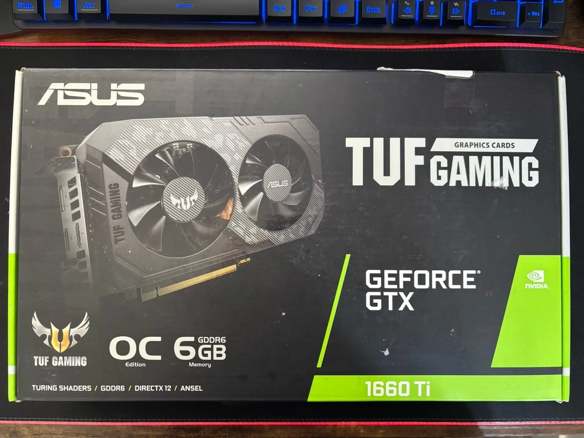 ASUS NVIDIA GeForce GTX 1660 NVIDIA Computer Graphics Cards for
