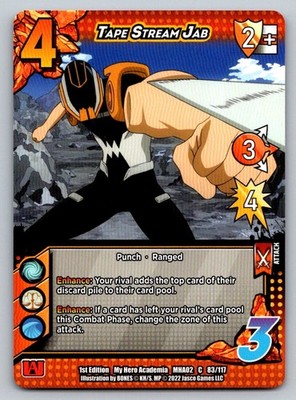 2022 Universus My Hero Academia 1ST Edition Tape Stream Jab
