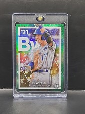 2021 Bowman Platinum - Bobby Witt Jr. #PE-11 Precious Elements RC Green Ref #/99