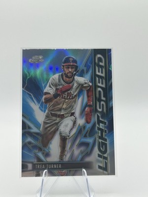 2025 Topps Chrome Cosmic #LS-8 Trea Turner Light Speed