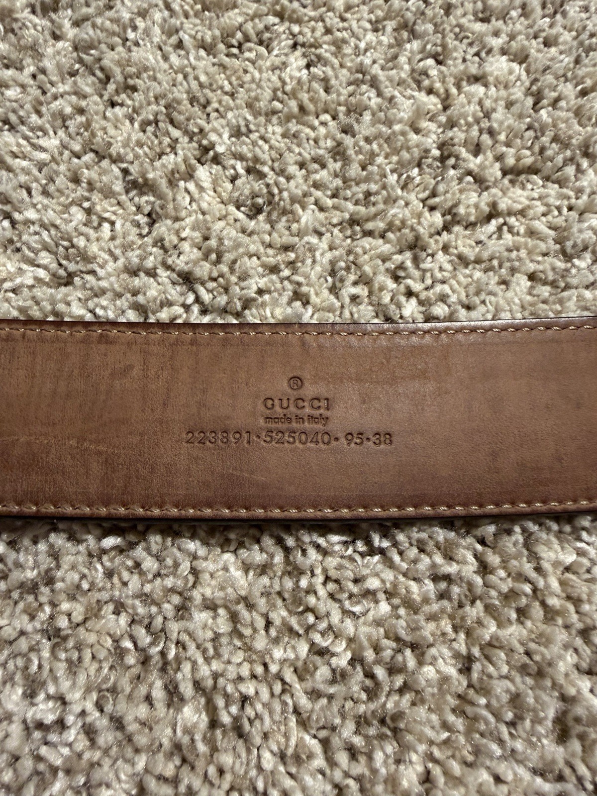 Authentic GUCCI Black Imprime Interlocking GG Bel… - image 6