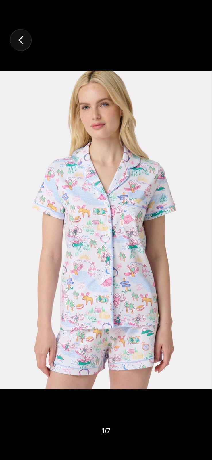 Roller Rabbit Camp RR Polo Pajamas Size Medium image 2