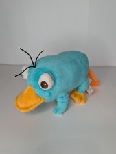 Disney XD Phineas and Ferb PERRY THE PLATYPUS Plush 6" Stuffed Animal Toy - Rare