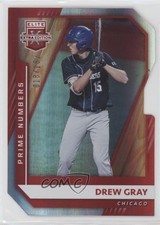 2021 Panini Elite Extra Edition Prime Numbers C Die-Cut 18/182 Drew Gray #93 0c2