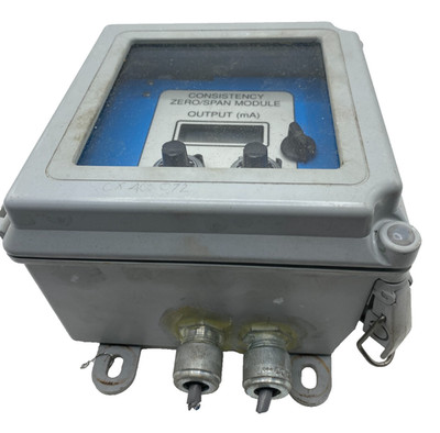 GENERAL SIGNAL GS DEZURIK CONSISTENCY ZERO/SPAN MODULE W/HOFFMAN ENCLOSURE