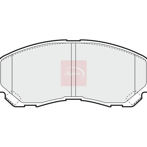 Apec BremsbeläGe Vorne FüR Mitsubishi Eclipse IV DKA 2005-2012 R90-image