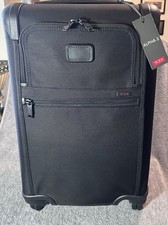 NWT $625 Tumi Alpha 2 International Expandable 4-Wheel Carry On Spinner Black