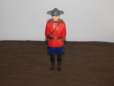 VINTAGE TOY 9 1/2" PLASTIC RCMP ROYAL CANADIAN MOUNTED POLICE FIGURE