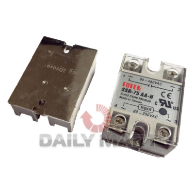 New In Box FOTEK SSR-75AA-H Solid State Relay