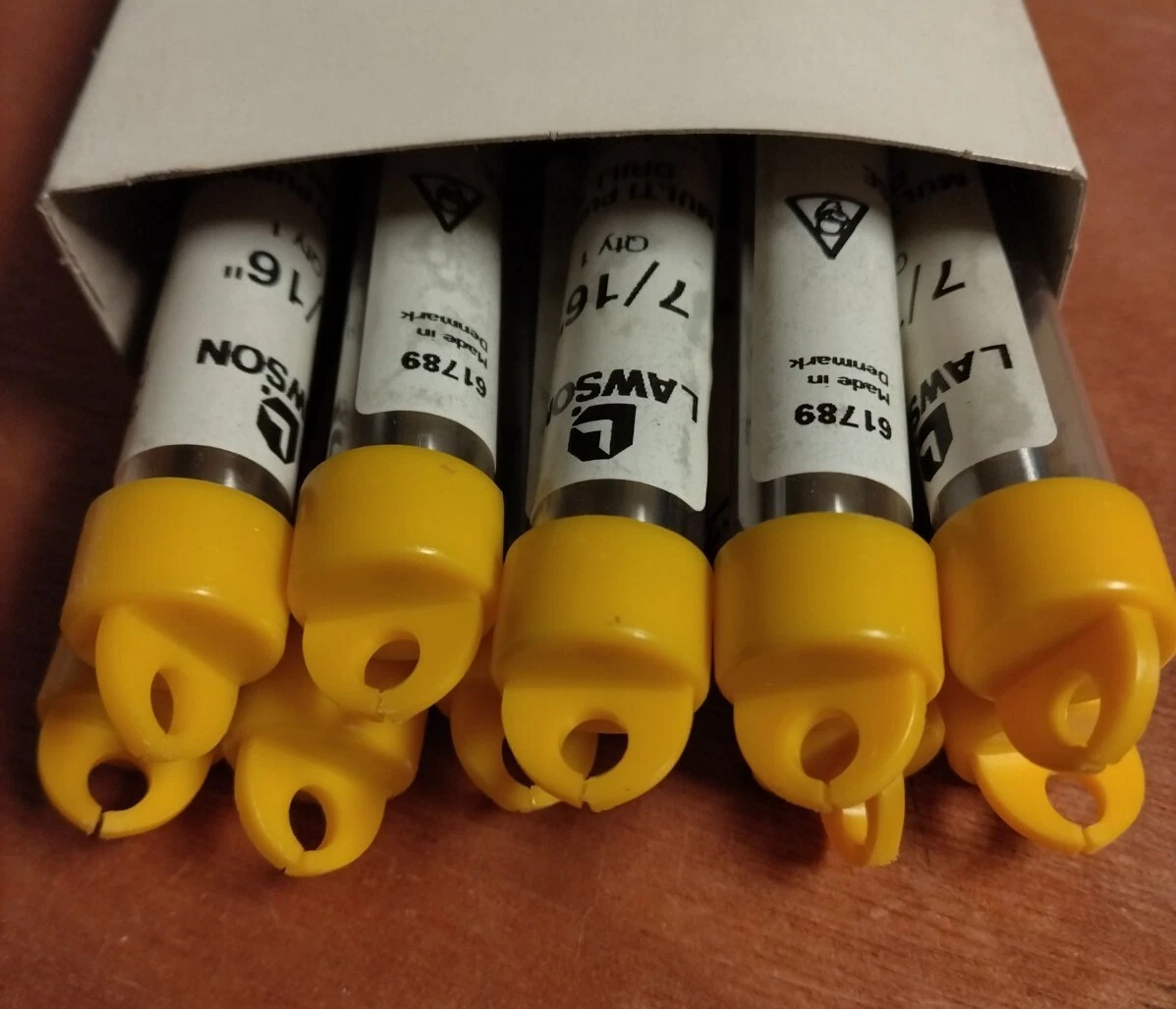 Lawson Drill Bits lot of 10 61789 size 7 16