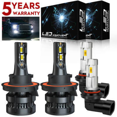 Para For Ford Explorer Sport Trac 2007-2010 Faros Bombillas de luz antiniebla