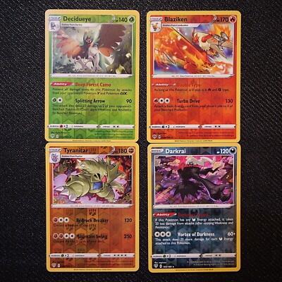 pokemon darkness ablaze card set Amazon.com: 4 x Pokemon Sword & Shield 3 Darkness Ablaze Booster Packs (4 Supplied)