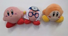 Kirby Adventure All Star Collection Kirby Dr. Kirby Waddle Dee 5" Plush Lot