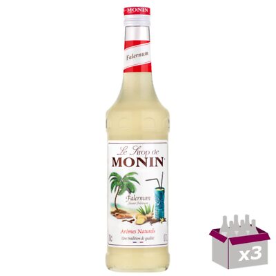 Lot De 3 Sirop Monin - Falernum - 70cl