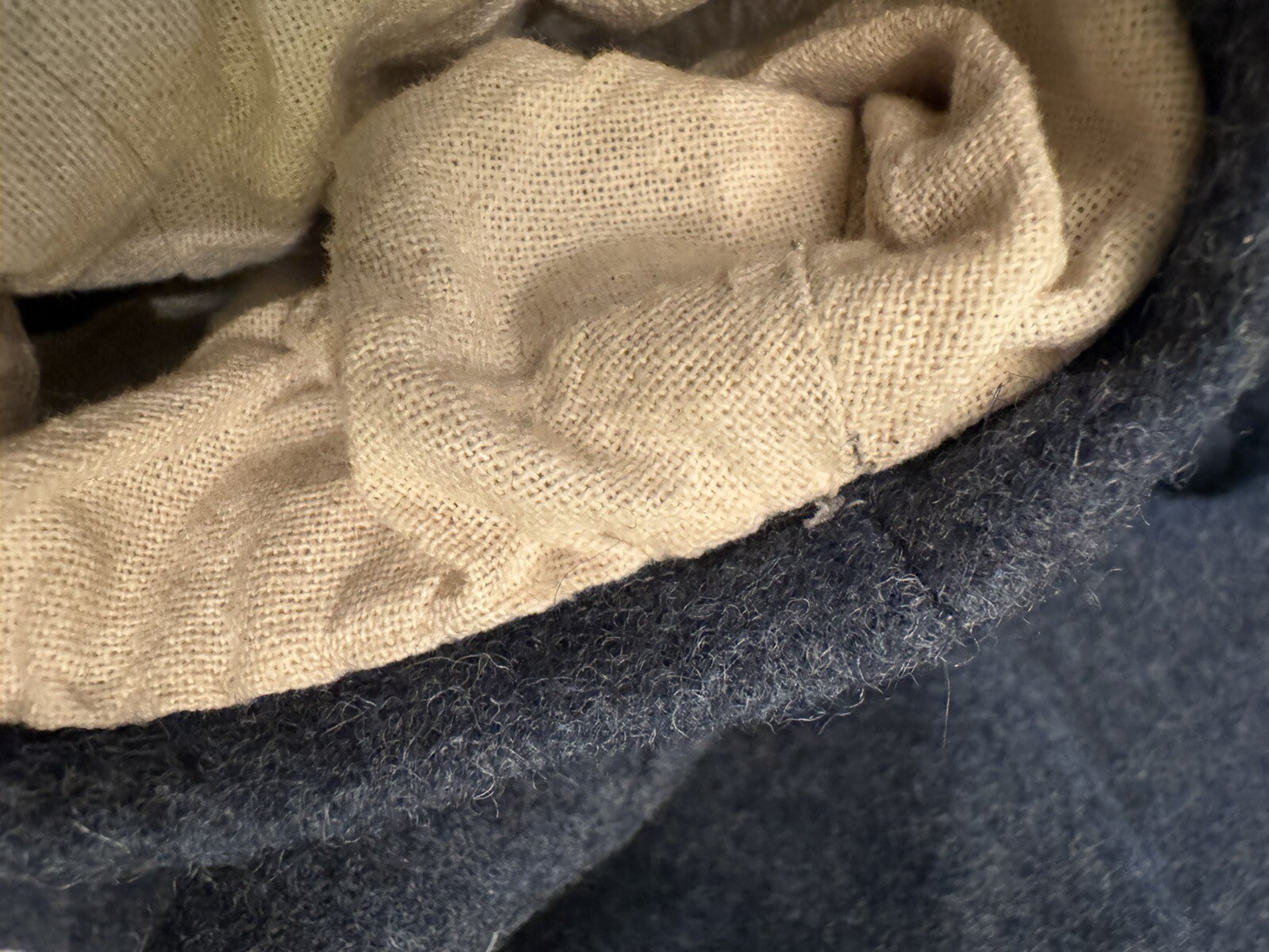 Civil War Campaigner Richmond Depot Confederate Jacket Sz 42 Blue/Gray