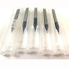 7pcs 0.3MM-0.9MM micro end mill 2 flute Tungsten Carbide Flat milling cutter