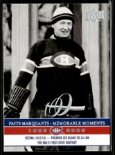 2008-09 UD Montreal Canadiens Centennial short print Georges Vezina #287