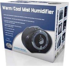 Quality Black Warm Cool Mist Humidifier Bedroom Baby Yoga Nursery & Night Light