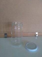 50 vasetti vetro bianco 200 ml confettura marmellata e conserve con tappo bianco