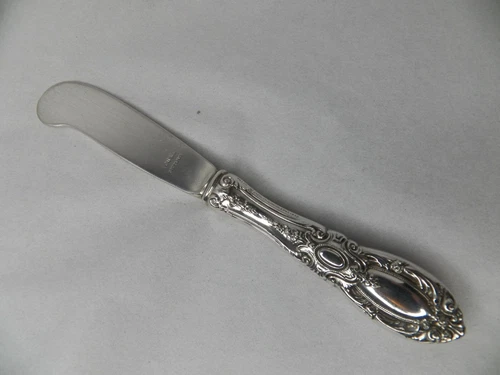 TOWLE KING RICHARD STERLING SILVER BUTTER SPREADER 5 3/4"  STERLING BLADE NO MON