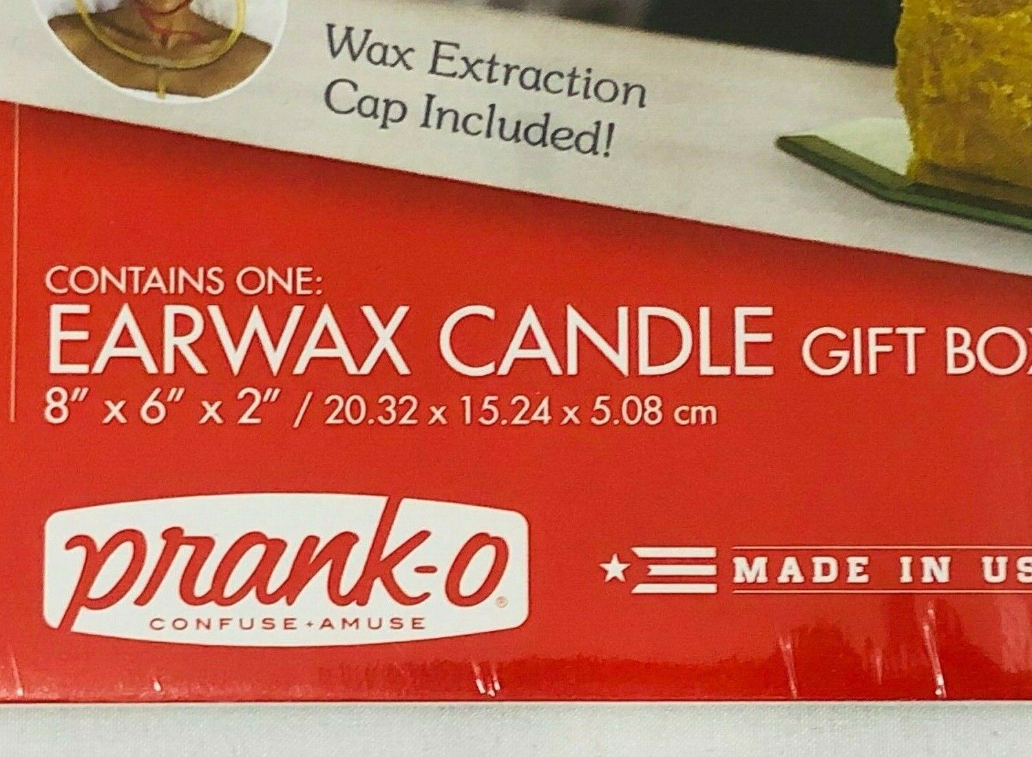 Prank Pack, Earwax Candle Kit Prank Gift Box, Wrap Your Real Present in a  Funny Authentic Prank-O Gag Present Box | Novelty Gifting Box for Pranksters