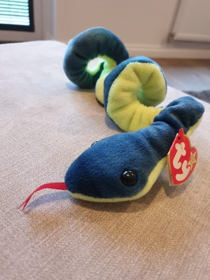 hissy snake beanie baby