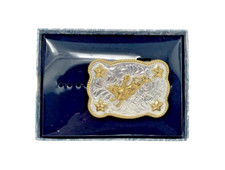 CRUMRINE BOY'S BULL RIDER WESTERN BELT BUCKLE