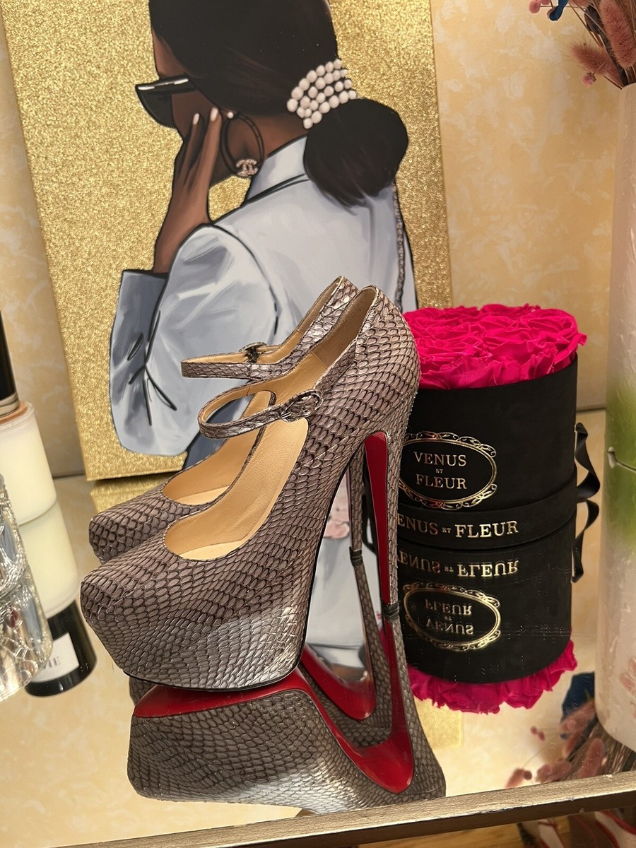 Christian Louboutin Python Shoes 39.5 | eBay