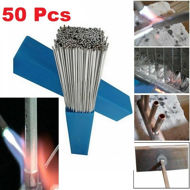 50pcs Aluminum Welding Rods 50CM 2MM FluxCored Strong Solder Rod
