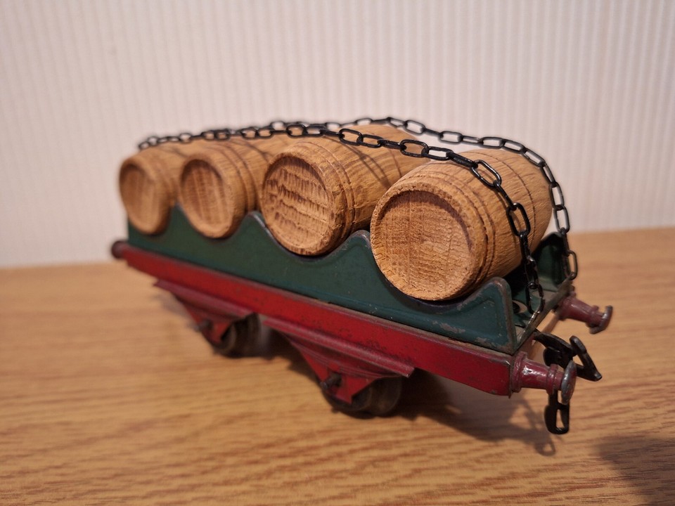 Antique Vintage Hornby Paris O Gauge French Barrel Wagon Original