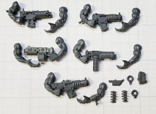 Warhammer 40k Ork Bits Boyz Shootas w/Arms  Accessories x5 Set
