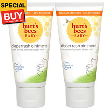 Baby Diaper Rash Ointment Maximum Strength Cream with 40 Zinc Oxide, 100 Natur