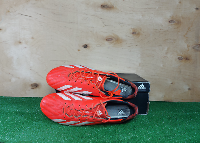 Adidas F50 Adizero SG leather Q33856 Elit Orange boots Cleats mens