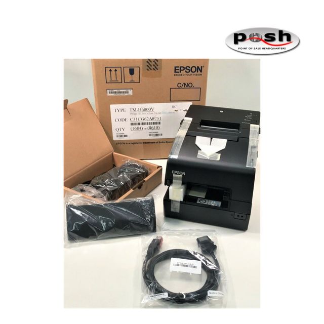 NEW Epson TMH6000V Monochrome Thermal POS Receipt Printer M253B