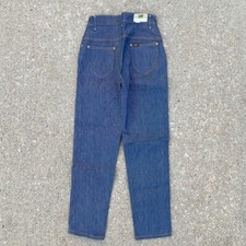 Deadstock NWT Vintage 1970's Lee Dark Wash Slim Fit Jeans