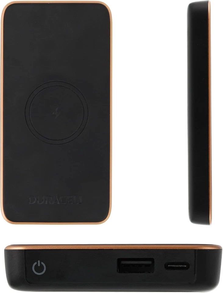 Cargador portátil banco de alimentación inalámbrico Duracell Core 10 10000 mAh Foto 4 de 4