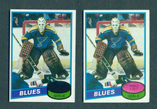 1980-81 Topps #31 Mike Liut Rookie  2 card lot NM-Mint St. Louis Blues