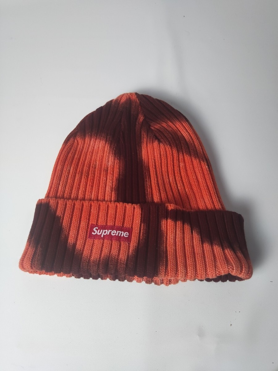 Supreme Overdyed Beanie Cap Splatter Red SS24 Supreme New York