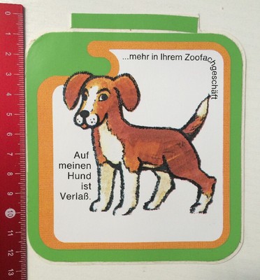 Decal/Decal: You can rely on my dog - Pet Store (260316138)