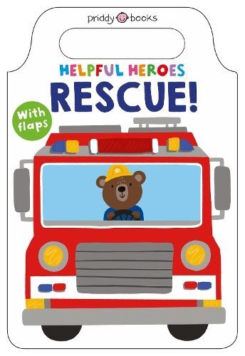 Helpful Heroes Rescue! Like New Book, Roger Priddy, Board book