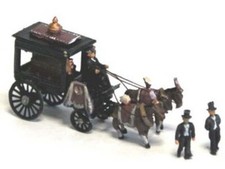 Langley E48 - Pferdekutsche mit Figuren - Spu...