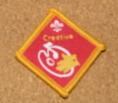 Cubs badge - Old style - Creative challenge badge - New | eBay
