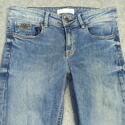 Odd Molly Damen Skinny Jeans 28x33 Hellblau Stonewash Stretch Denim 223