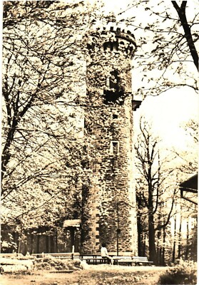 Ilmenau Germany Kickelhahnturm Tower RPPC Real Photo Postcard 1975 Posted